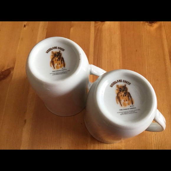 2 VINTAGE 76’ MCM ENESCO WOODLAND HAVEN DOE MUGS - Picture 5 of 5